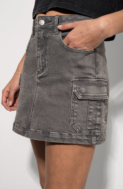 Falda Cargo Gray