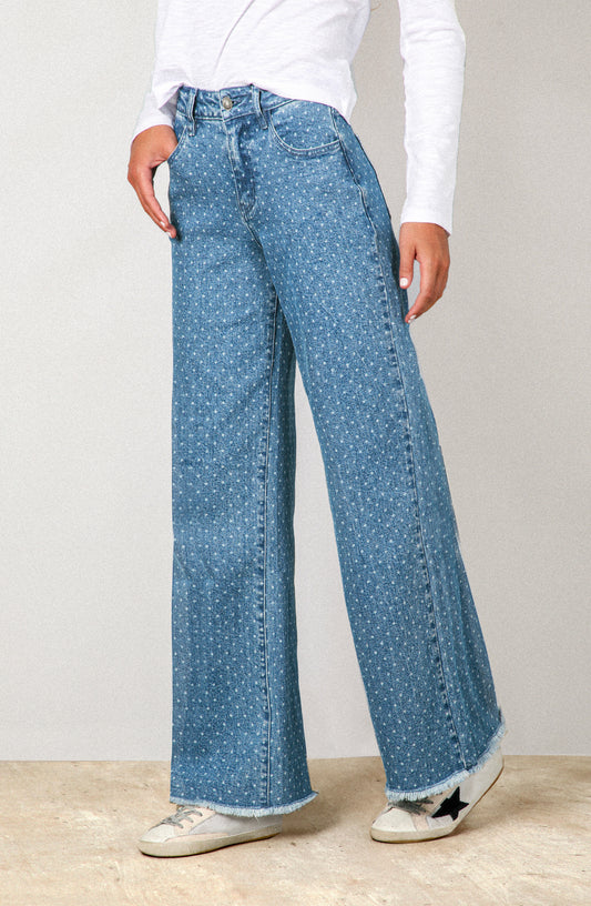 Pants Laser Rombos Blue