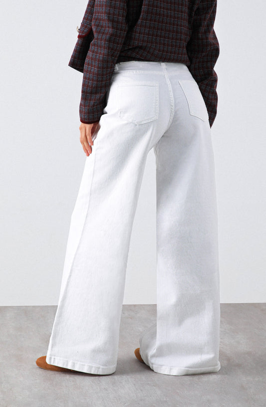 Pantalón Corte Pierna White