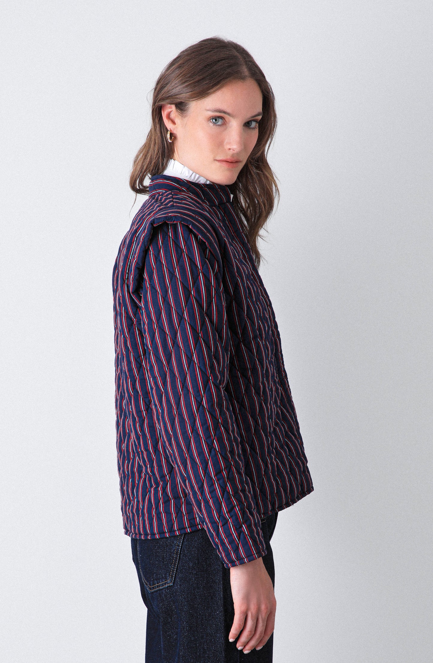 Chaqueta Quilted Navy