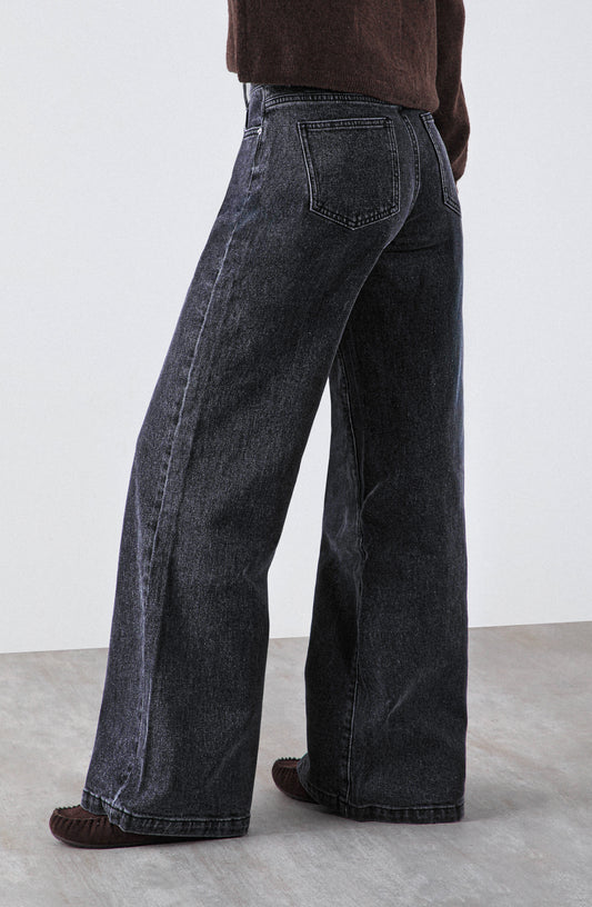 Pantalón Low Rise Black