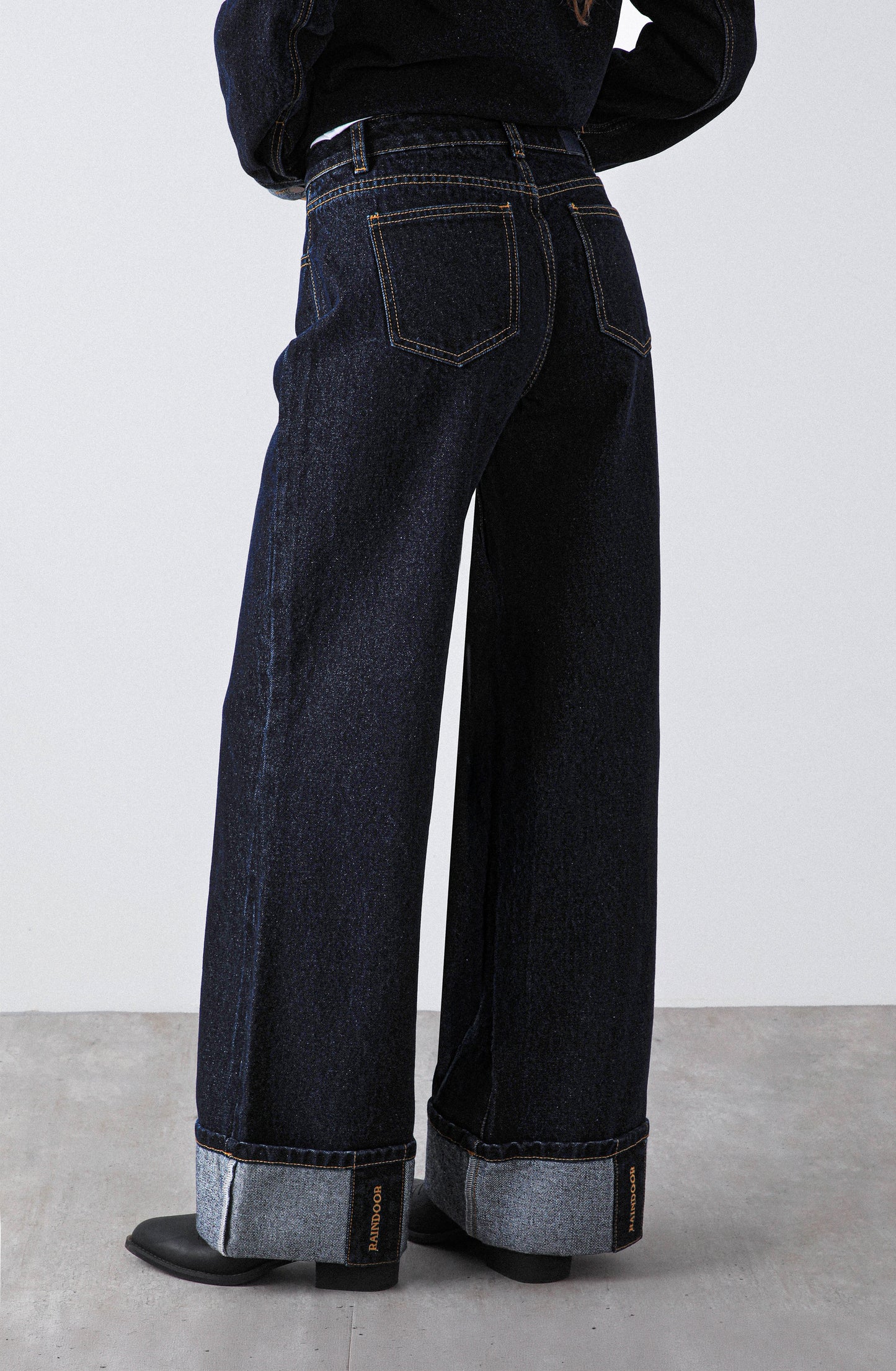 Pantalón Logo Bordado Navy