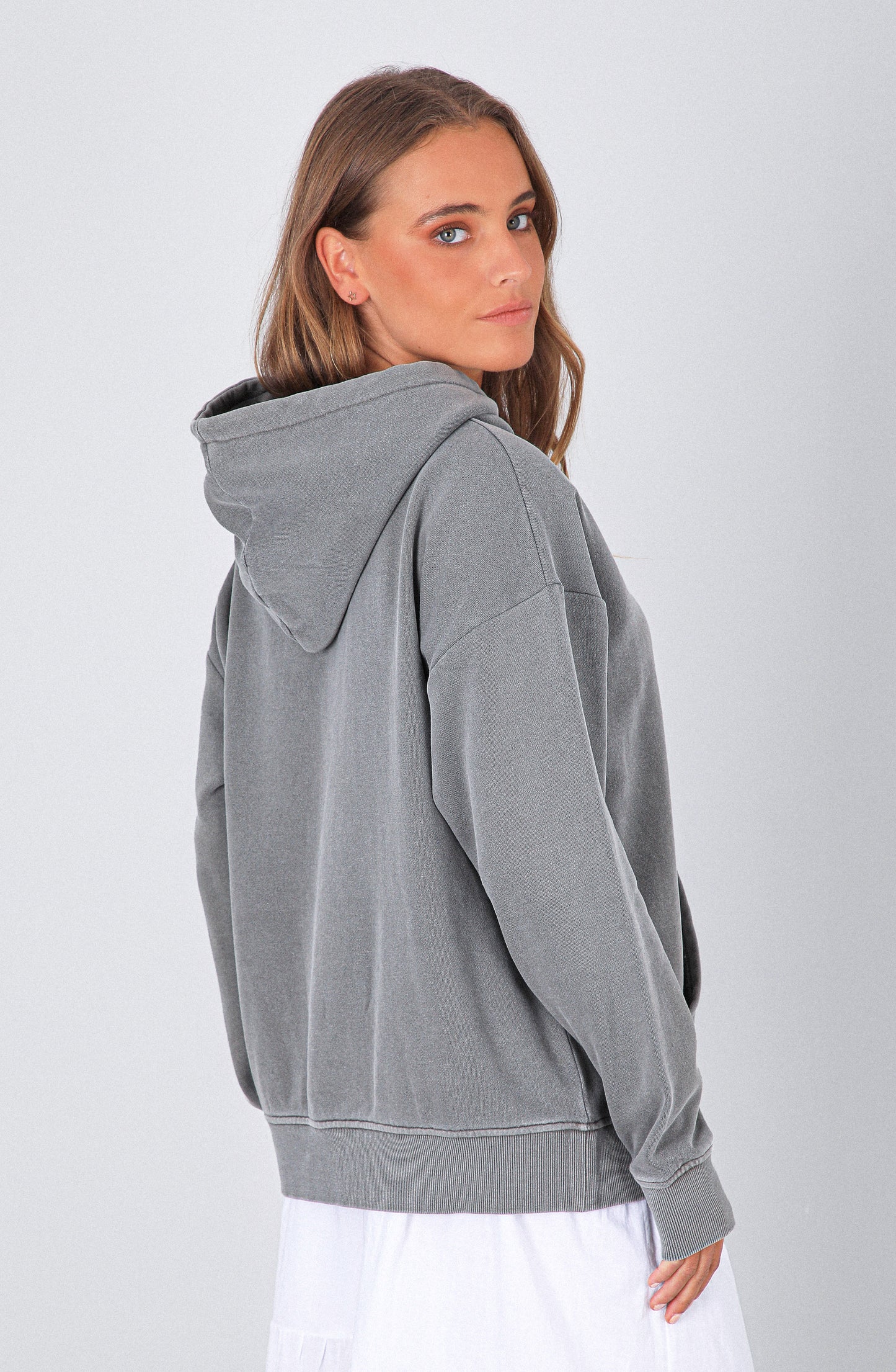 Polerón Hoodie Raindoor Girls Grey