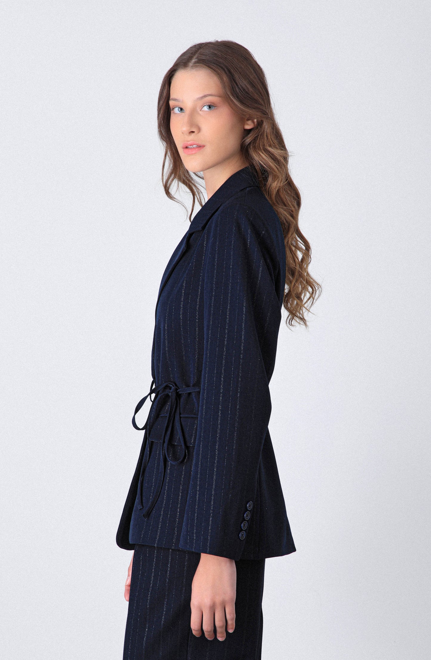 Conjunto Líneas Lurex Navy