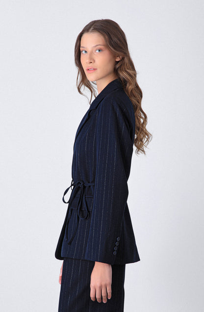 Conjunto Líneas Lurex Navy