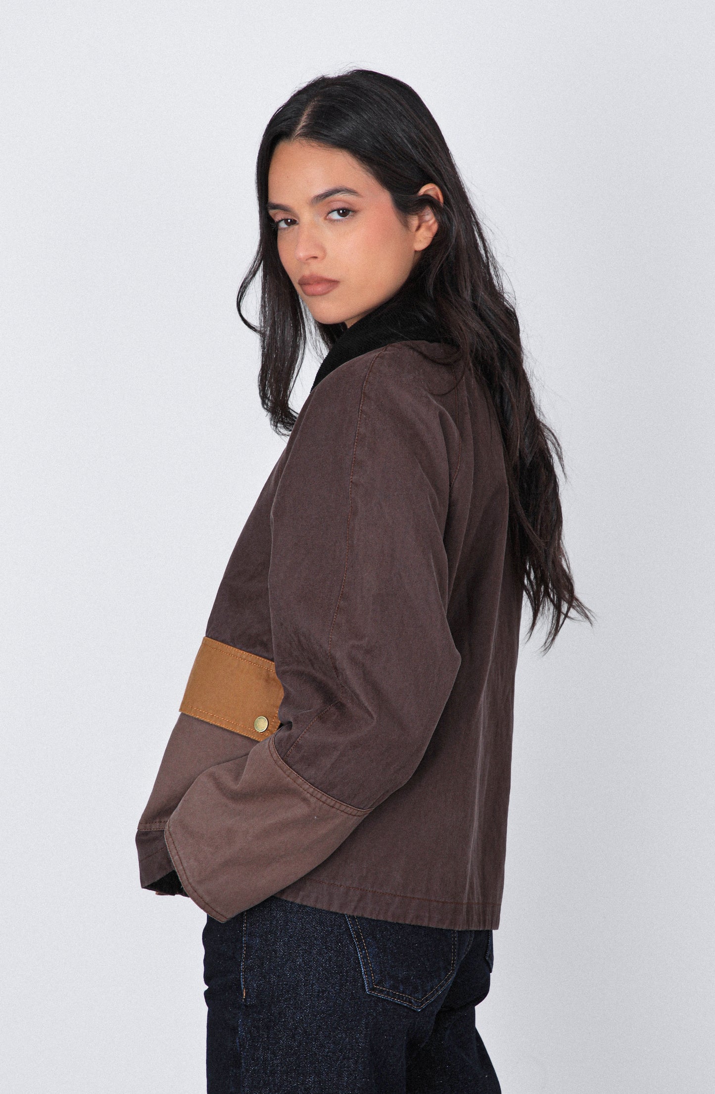 Chaqueta Encerada Brown