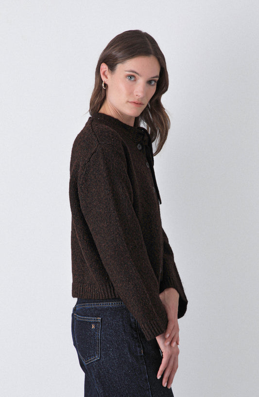 Cardigan Lazo Brown