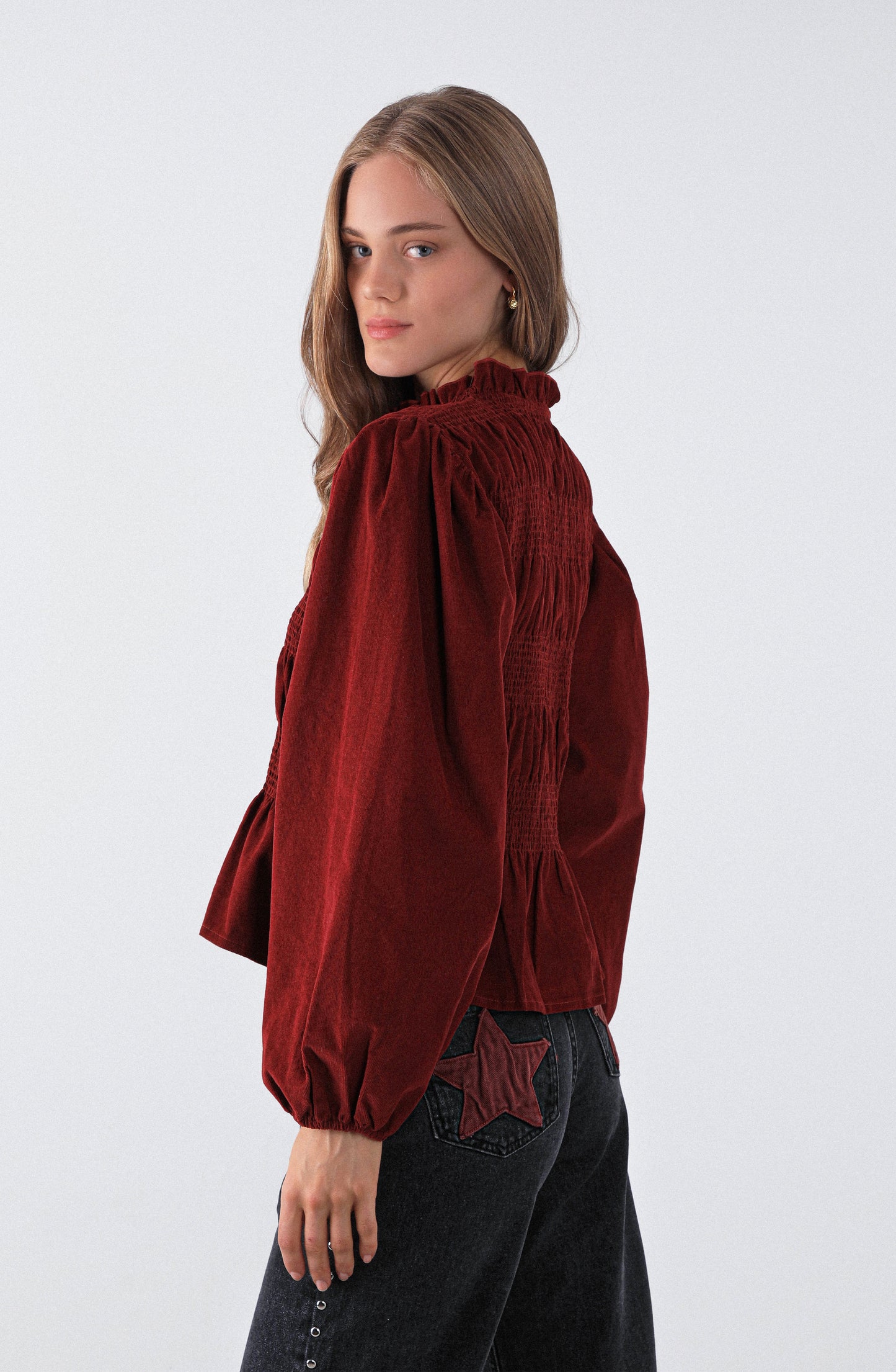 Blusa Panal Cotelé Rose