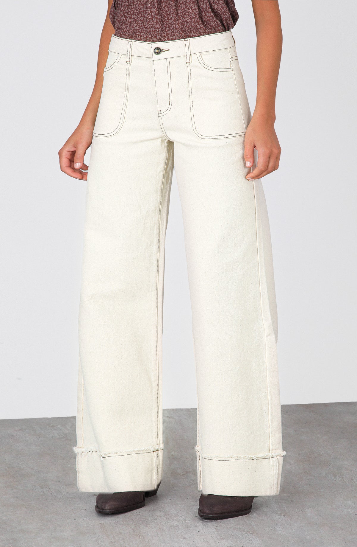 Pantalón Wide Leg Sun Bone