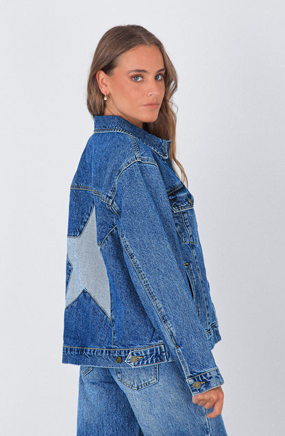 Chaqueta Denim Estrella Blue