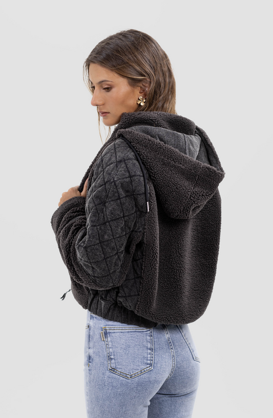 Chiporro Sherpa Quilted Grey