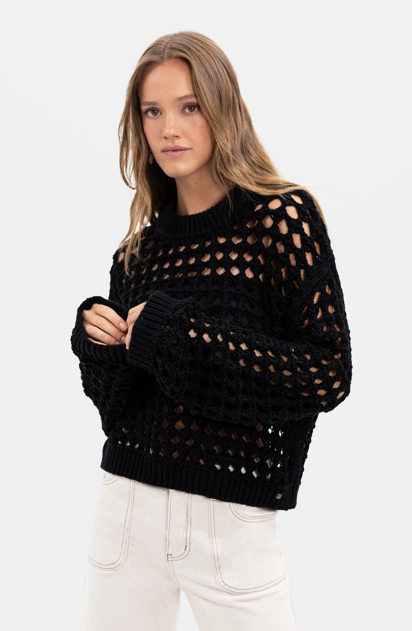 Sweater Mesh Black