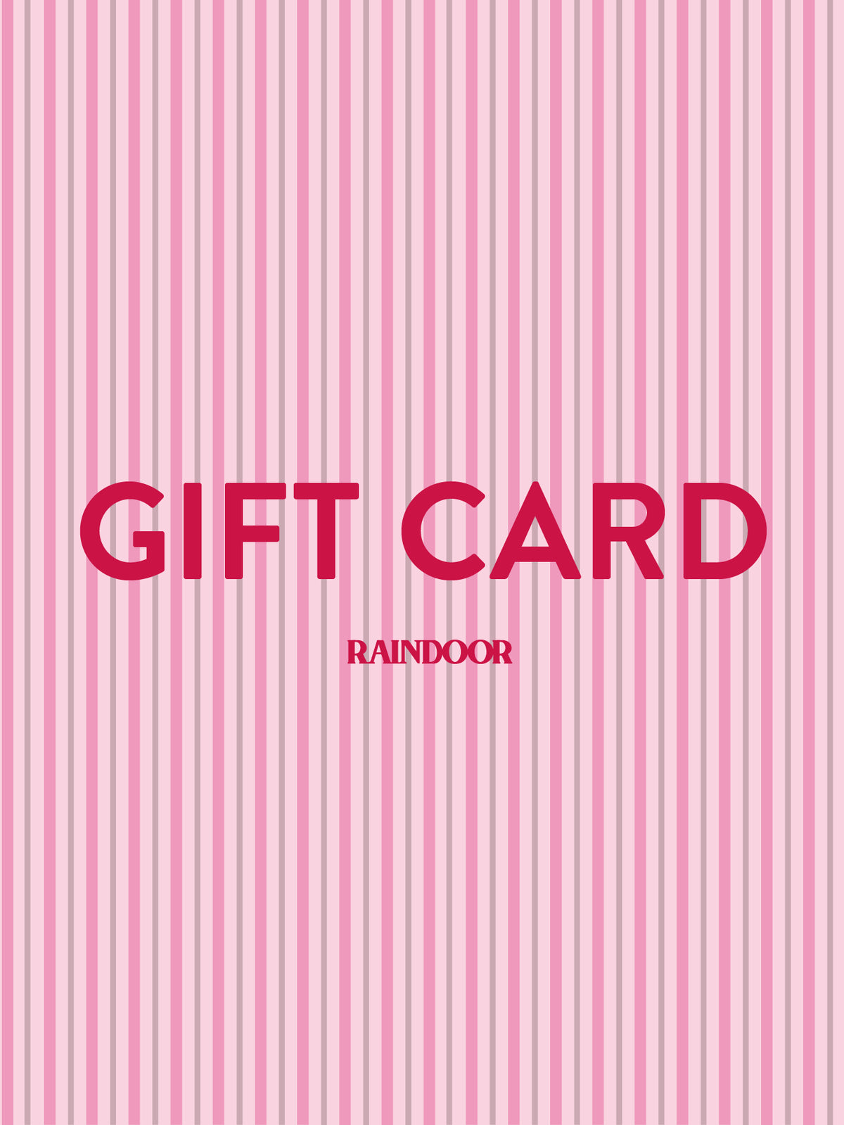 Gift Card Digital Raindoor
