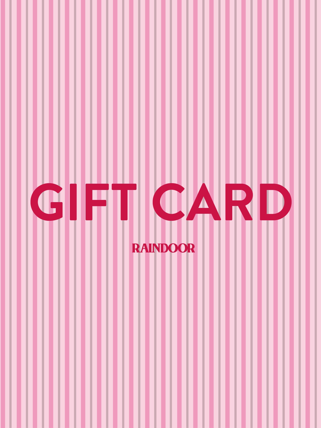 Gift Card Digital Raindoor