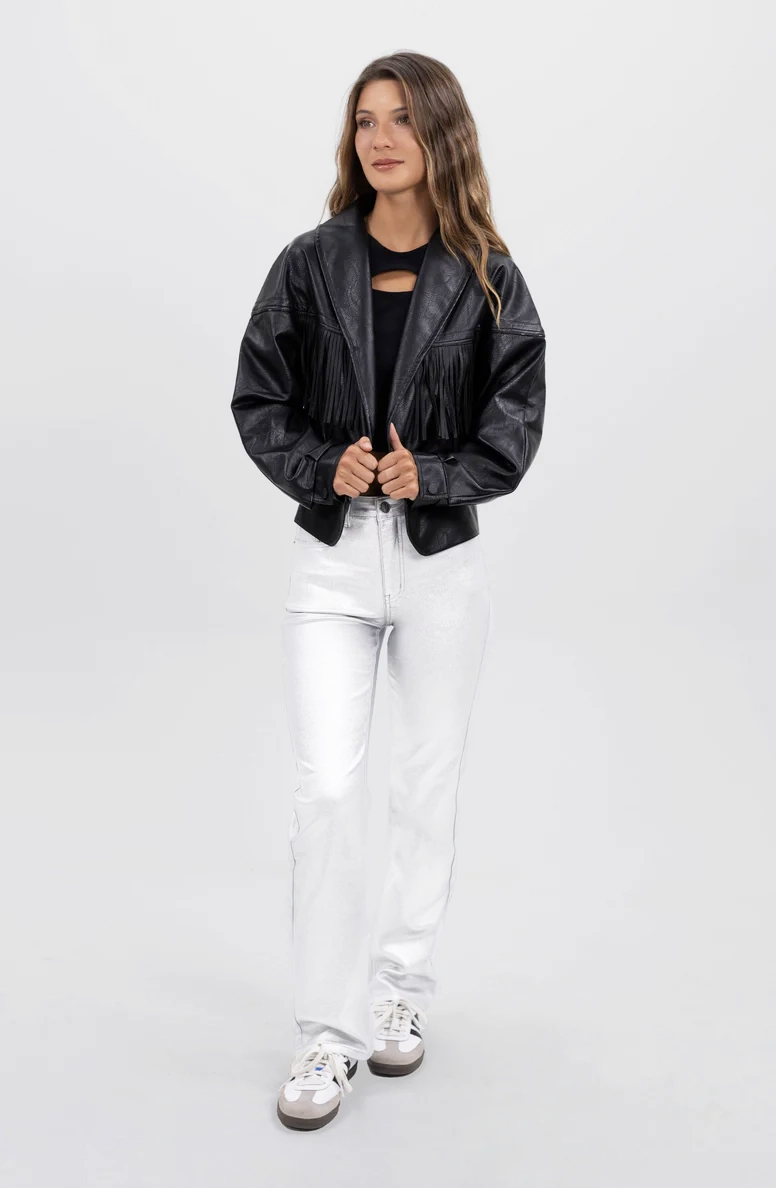 Pants Slim Silver