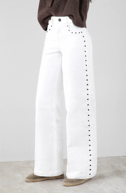 Pantalón Remaches White