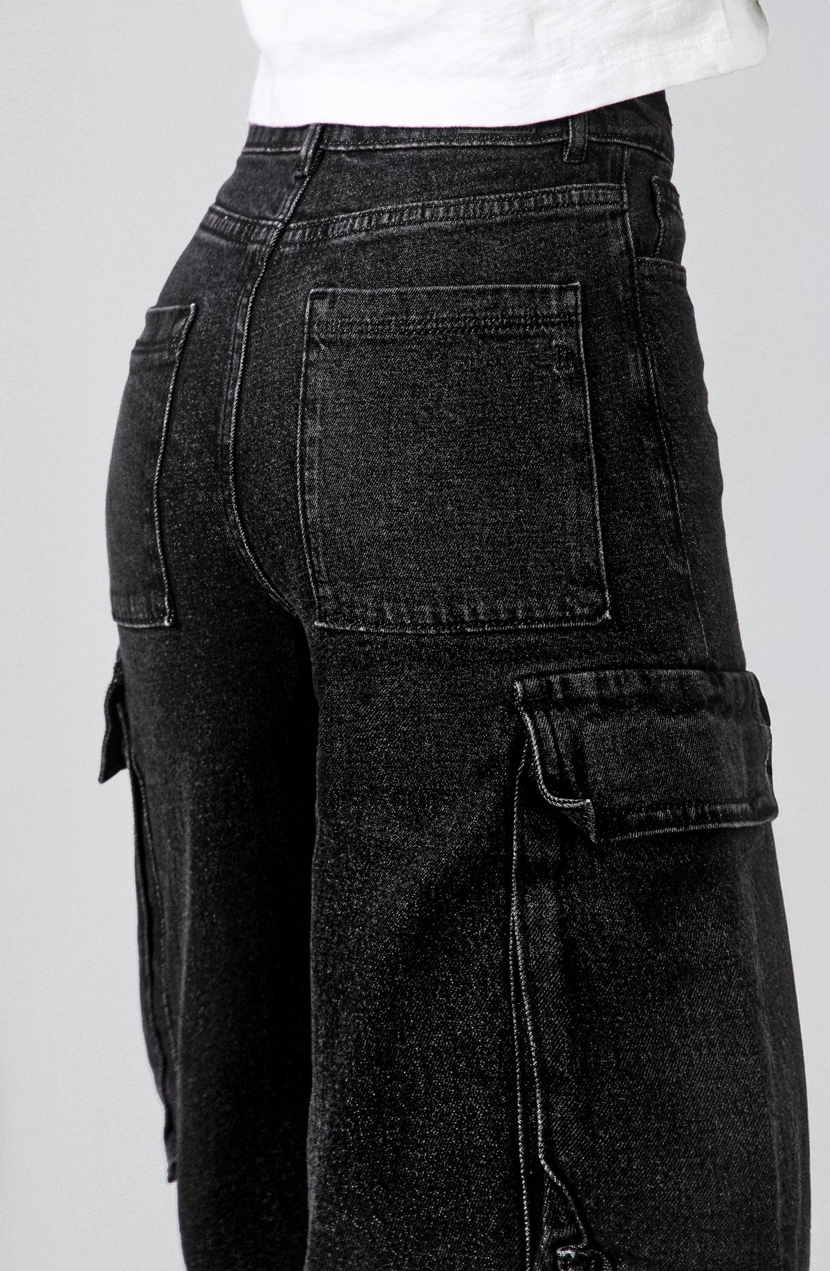 Pantalón Cargo Black