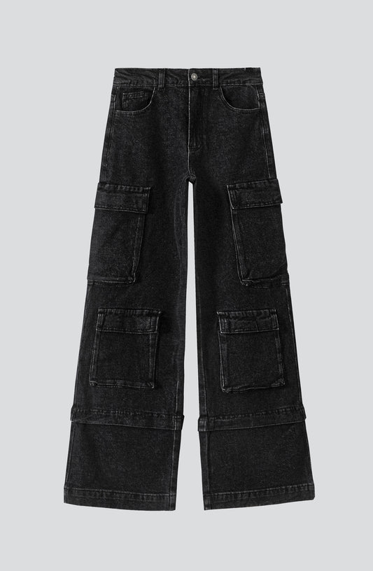 Pantalón Cargo Black