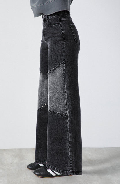 Pantalón Cortes Tachas Black R