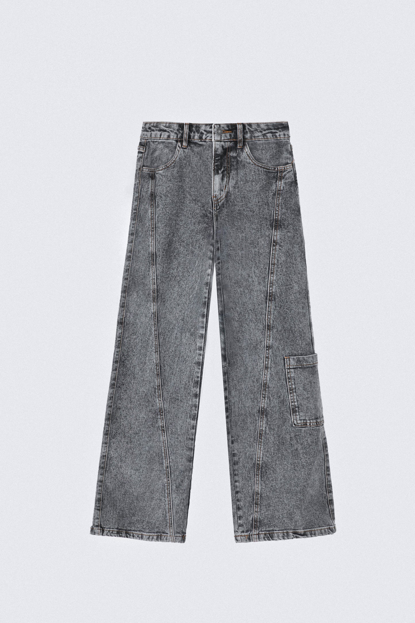 Pantalón Diagonal Bolsillo Gray