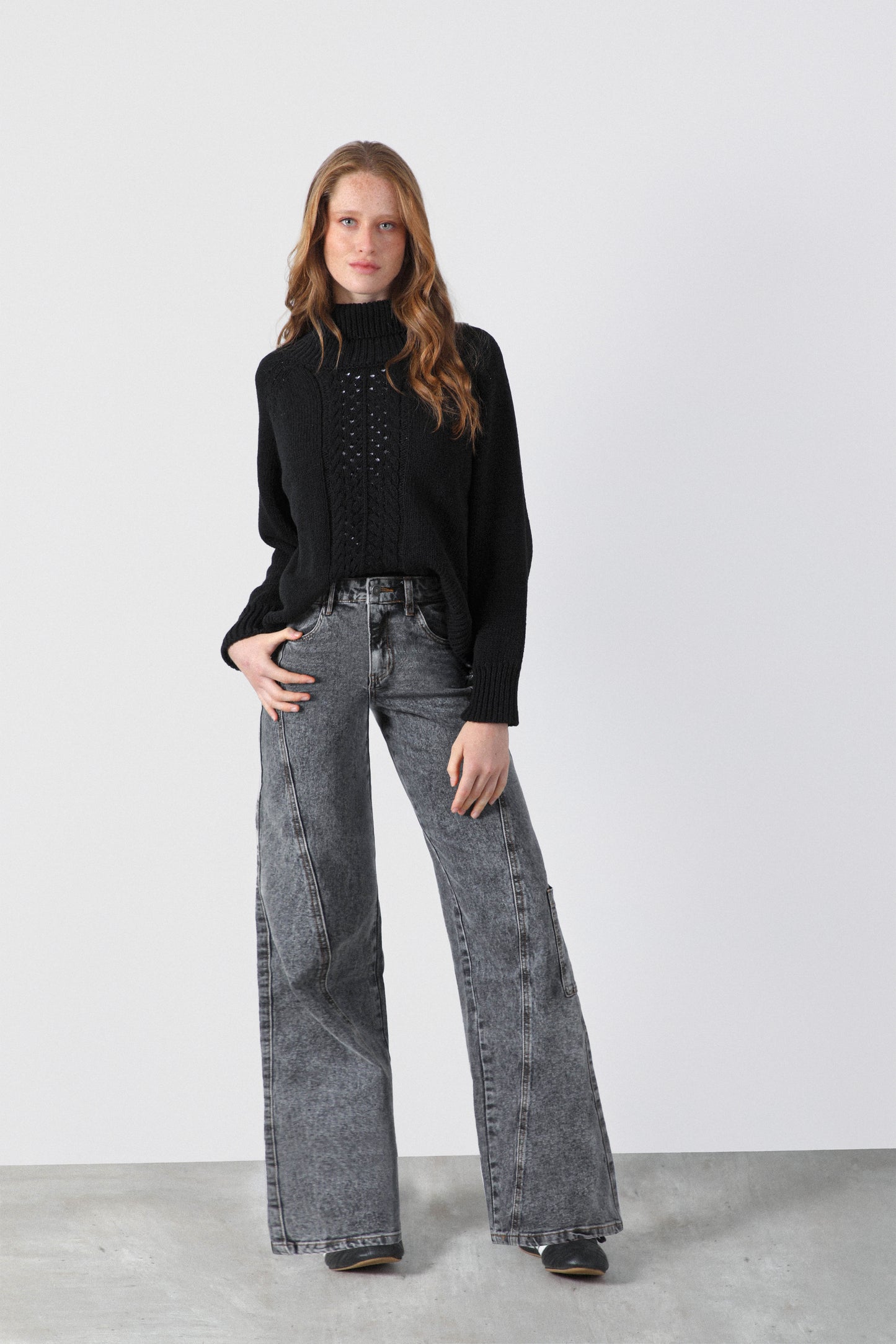 Pantalón Diagonal Bolsillo Gray