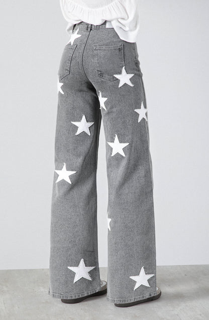Pantalón Multi Estrellas Gray