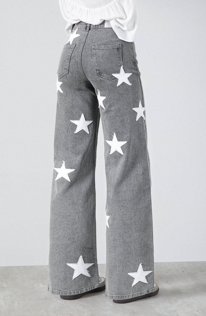 Pantalón Multi Estrellas Gray