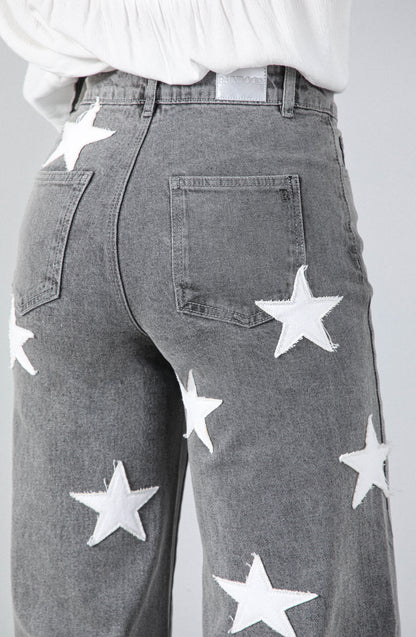 Pantalón Multi Estrellas Gray