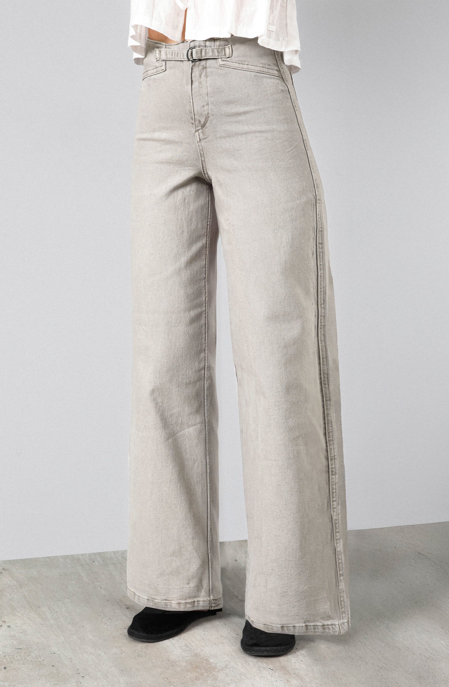 Pantalón Pretina Ajustada Gray