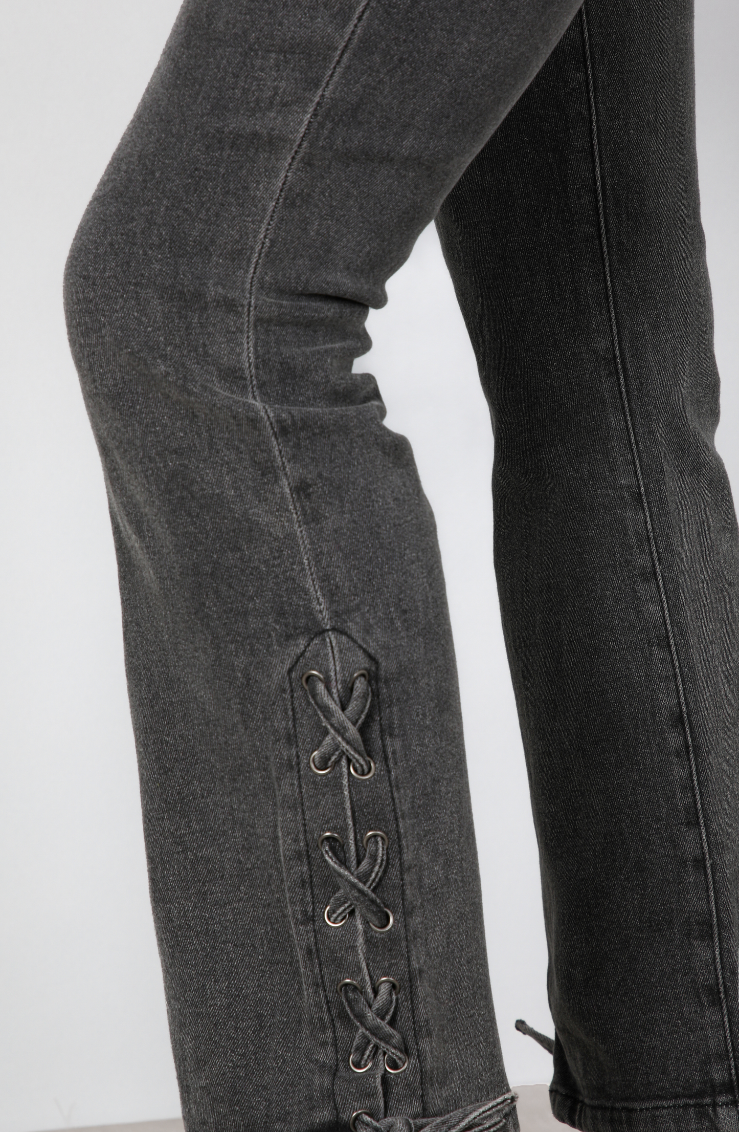 Pants Flare Cintas Black