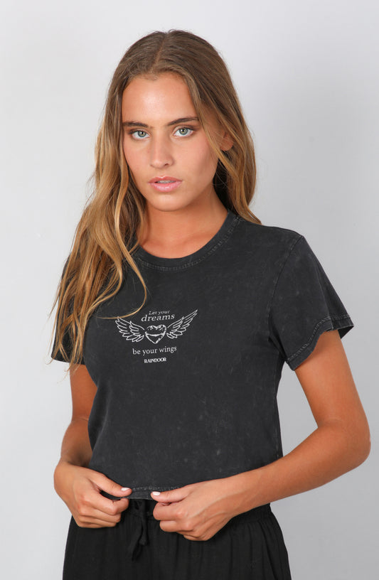 Top Manga Corta Gray