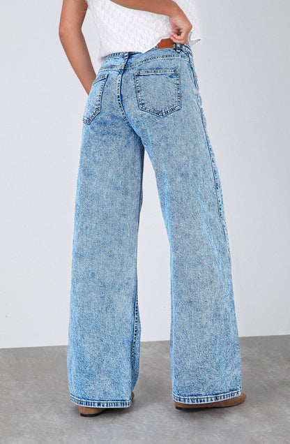 Pantalón Franja Estrella Blue
