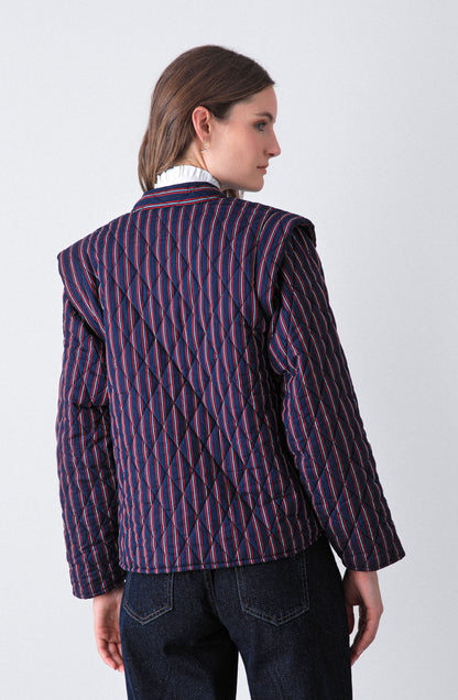 Chaqueta Quilted Navy