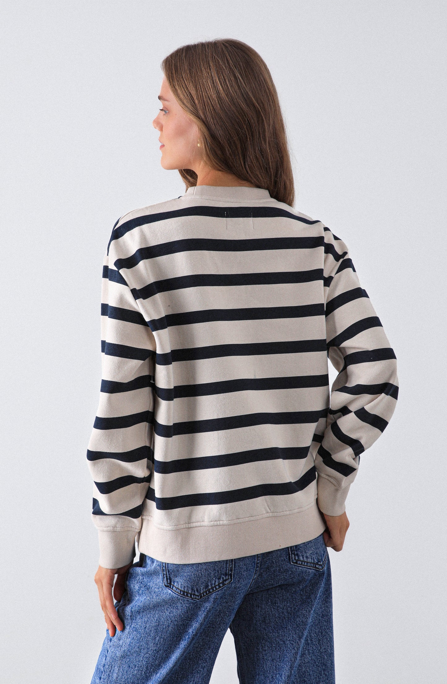 Polerón Marinero Rayas Navy