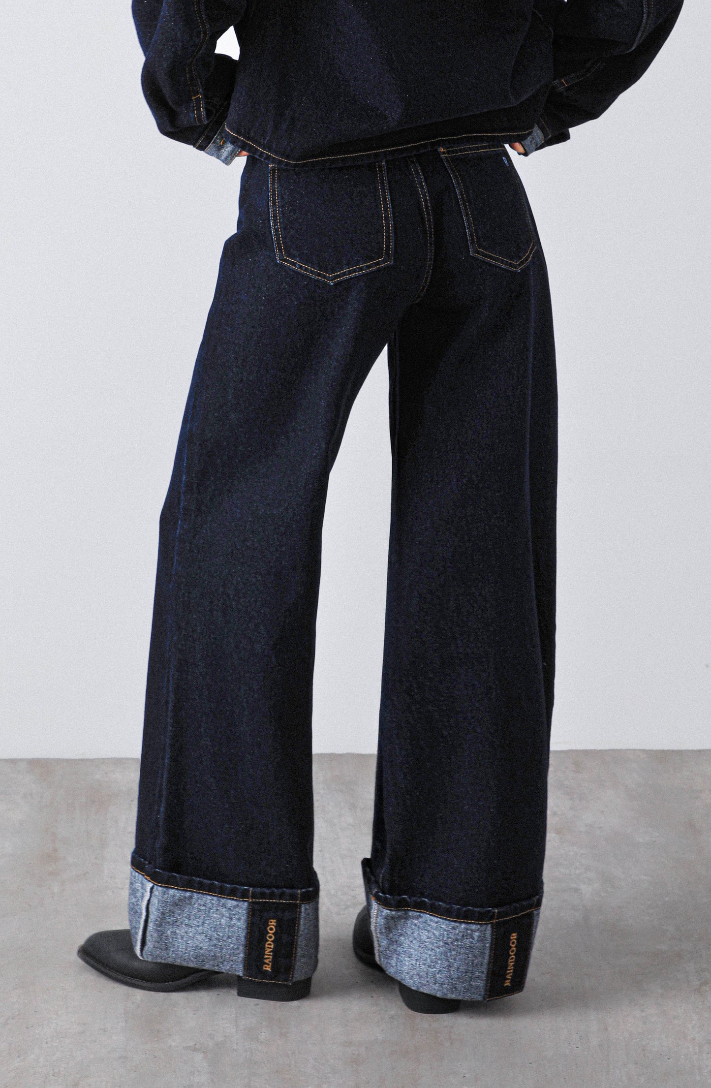 Pantalón Logo Bordado Navy