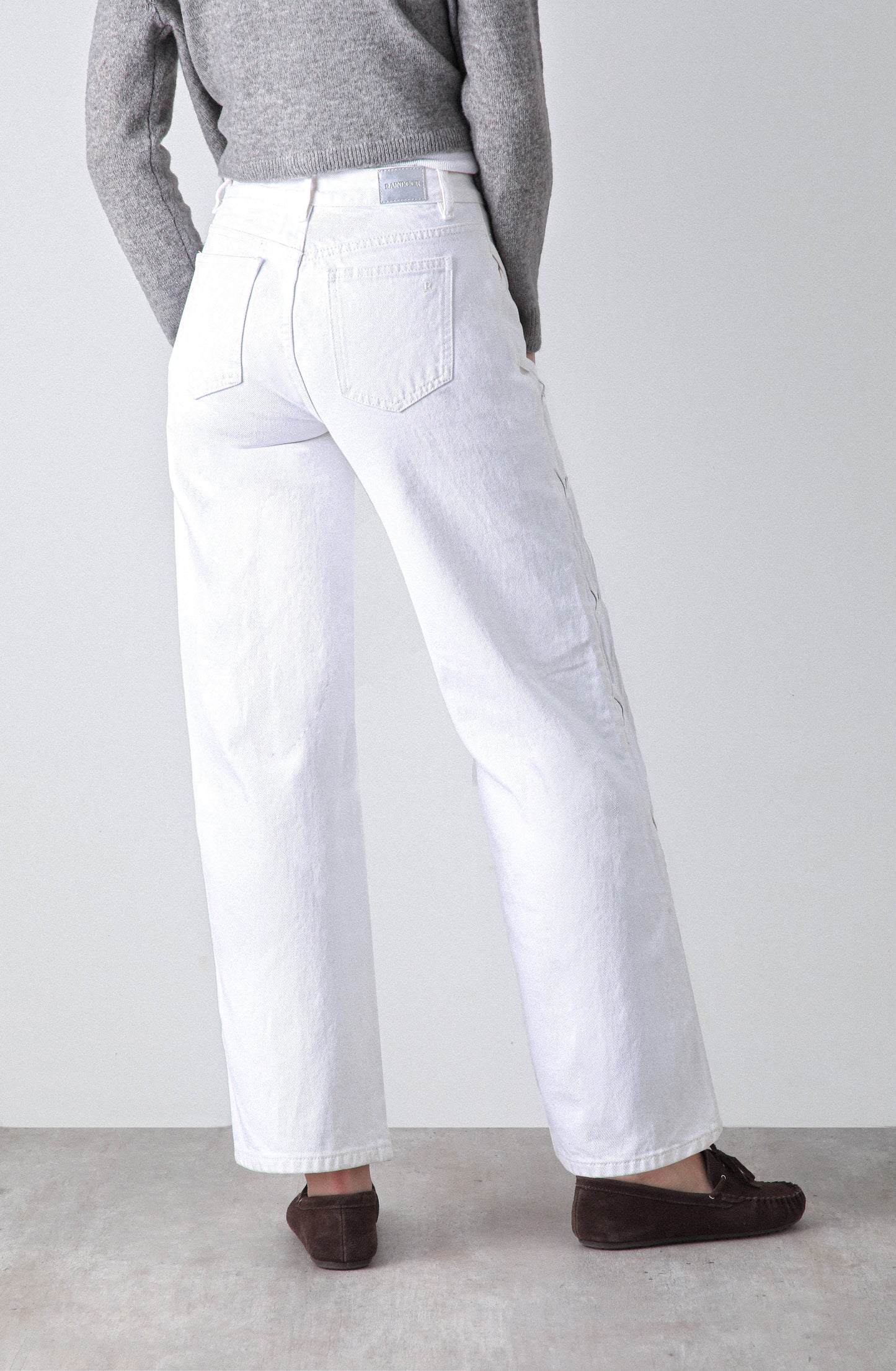 Pantalón Franja Lateral White