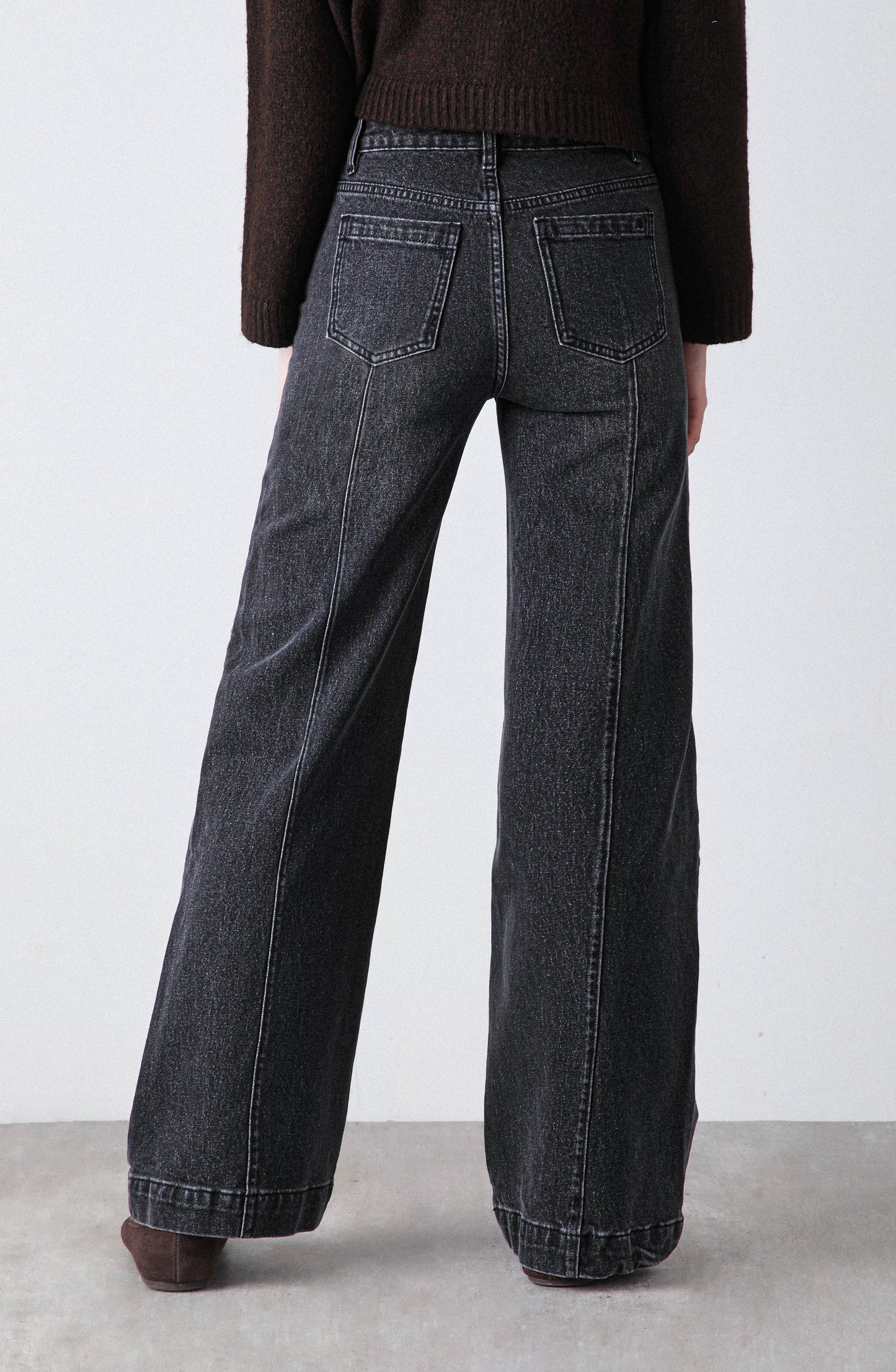 Pantalón Wide Leg Pocket Black