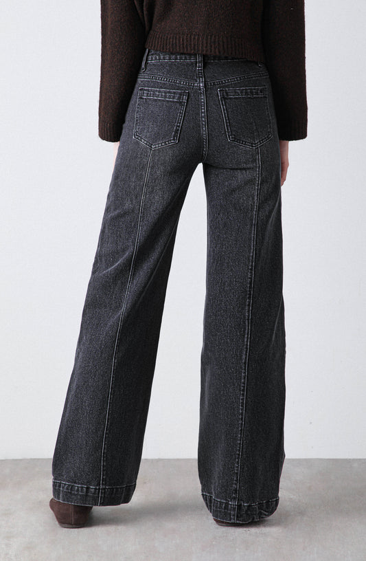 Pantalón Wide Leg Pocket Black