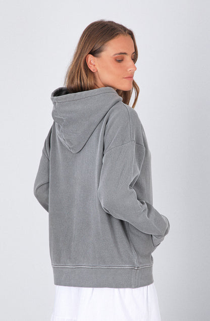 Polerón Hoodie Raindoor Girls Grey
