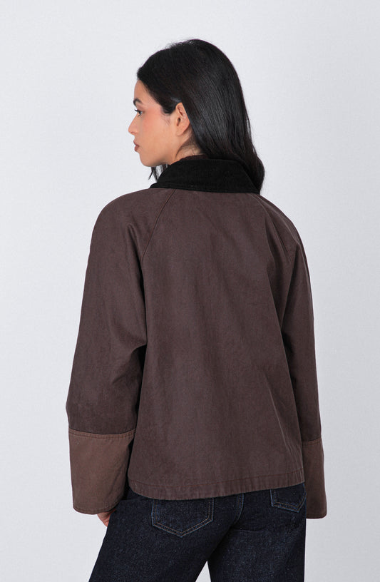 Chaqueta Encerada Brown