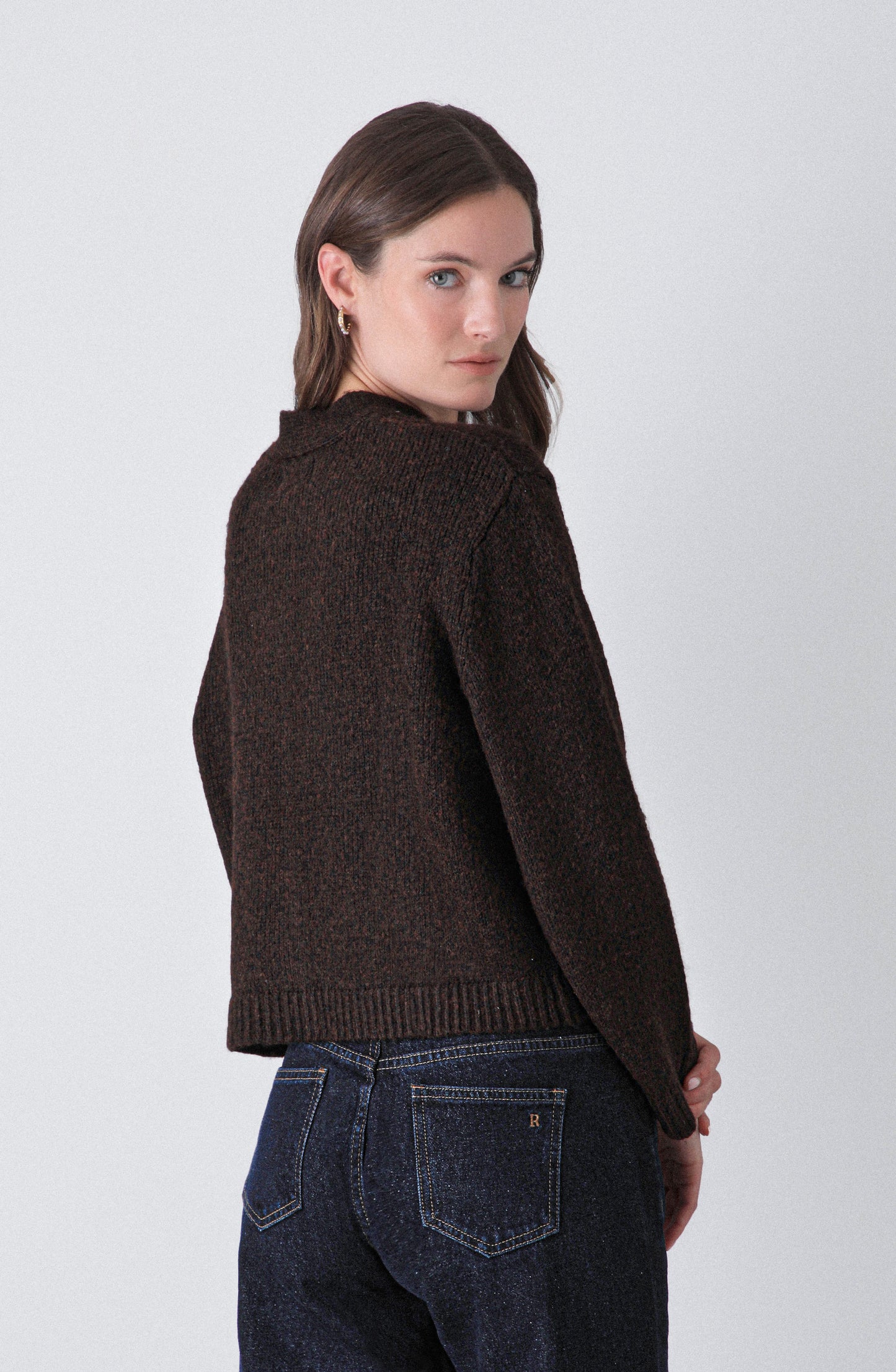 Cardigan Lazo Brown