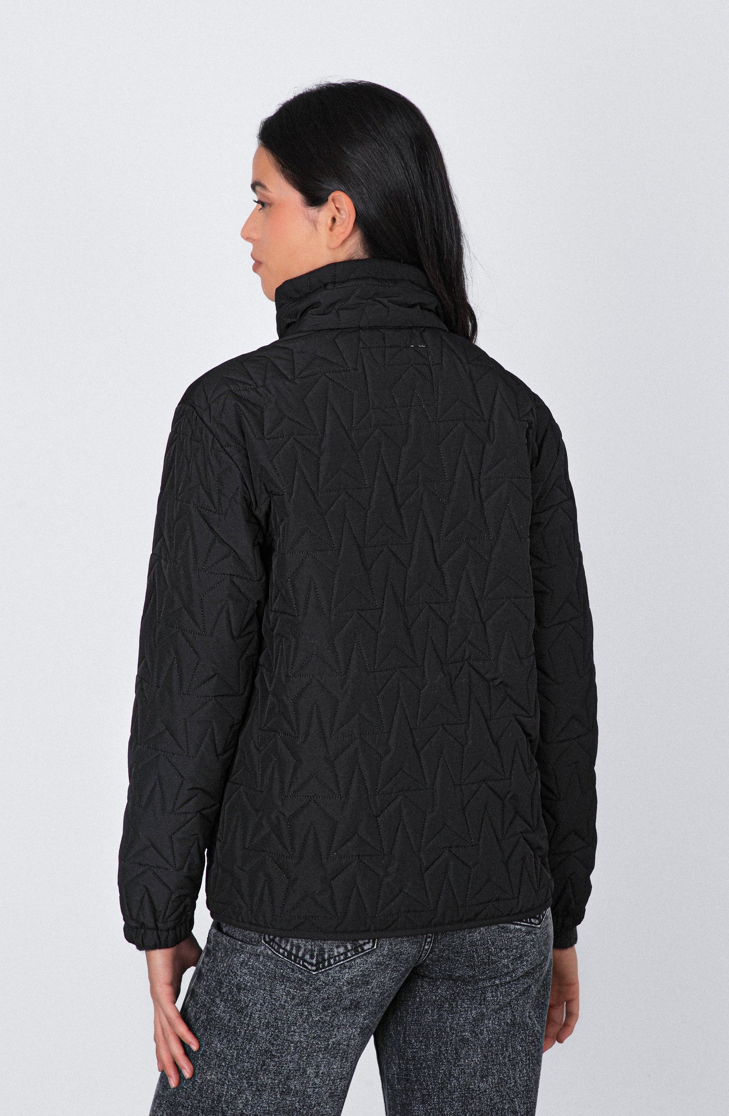 Puffa Quilted Estrellas Black