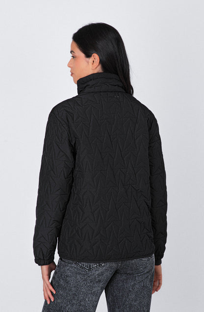 Puffa Quilted Estrellas Black
