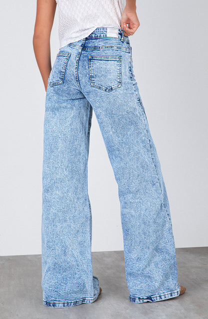 Pantalón Corte Pierna Blue