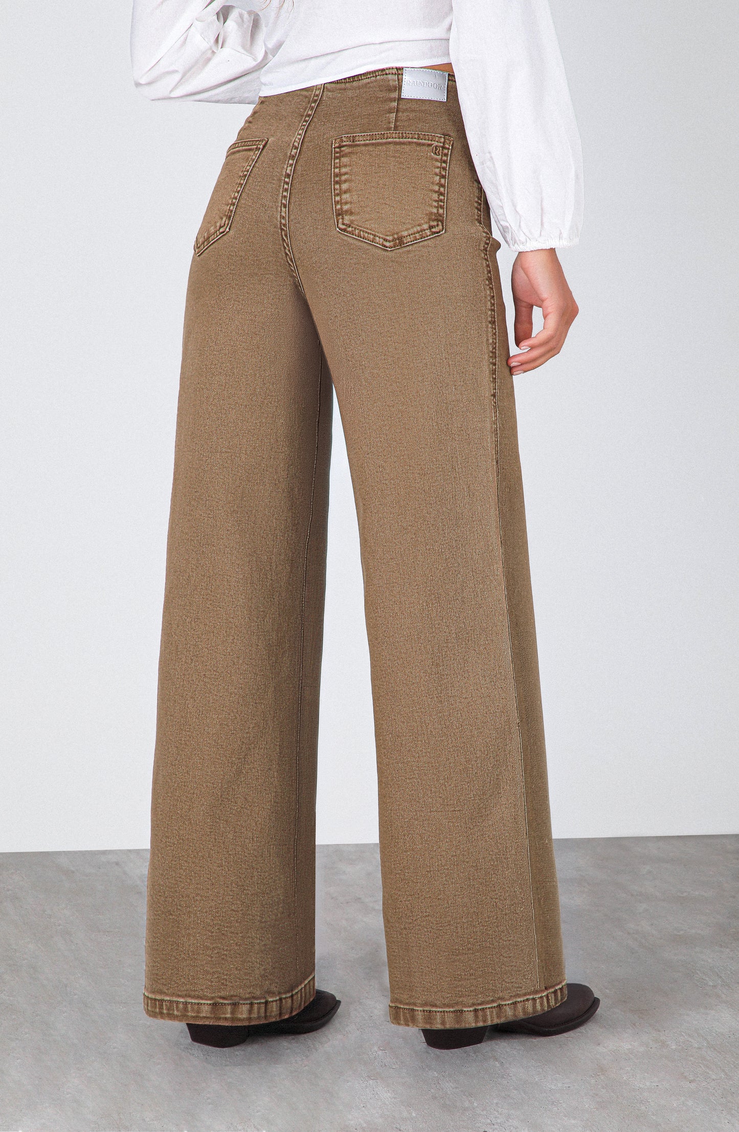 Pantalón Pretina Ajustada Brown