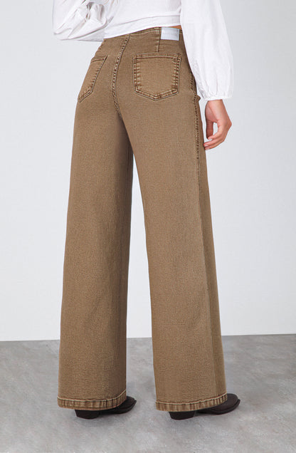 Pantalón Pretina Ajustada Brown