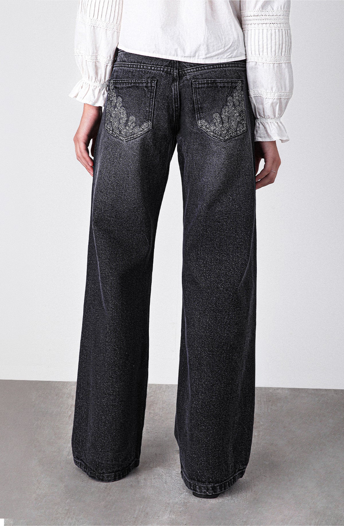 Pantalón Paisley Lurex Black