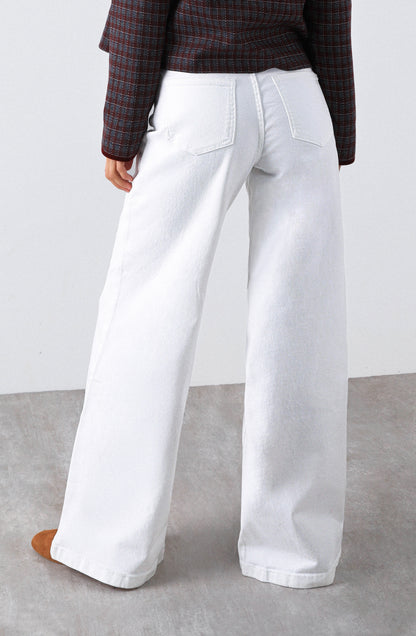 Pantalón Corte Pierna White