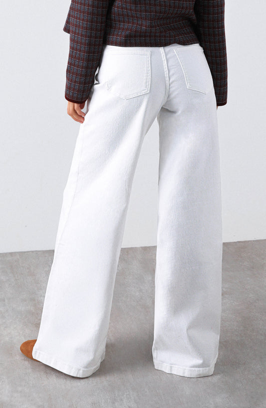 Pantalón Corte Pierna White