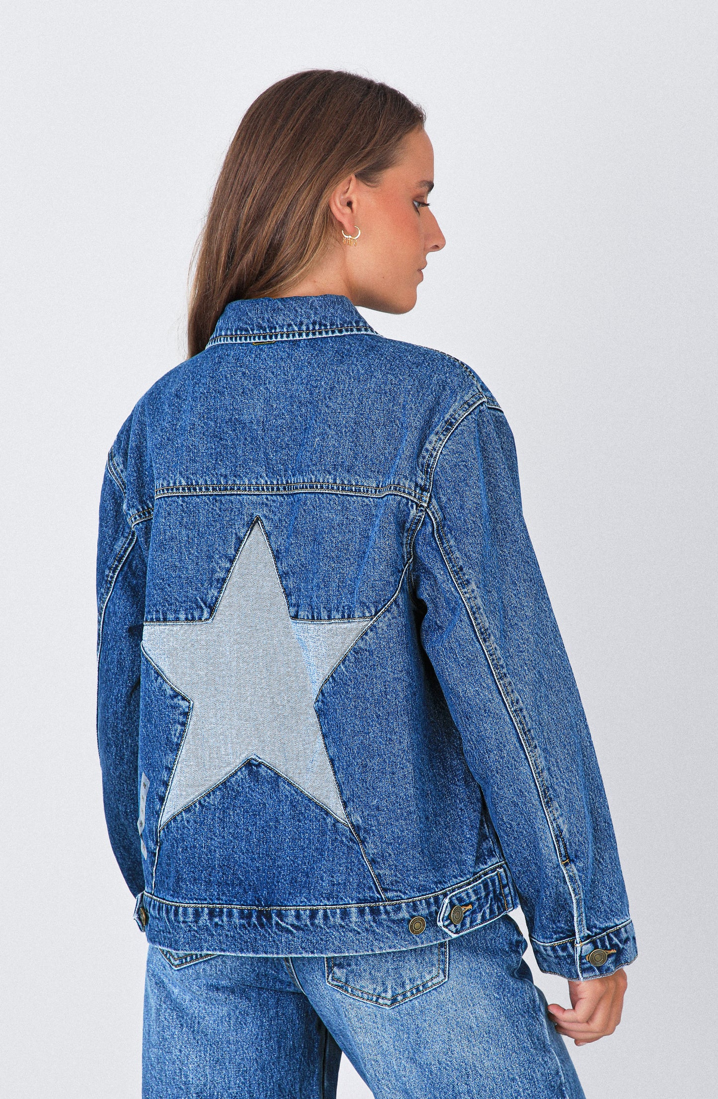 Chaqueta Denim Estrella Blue